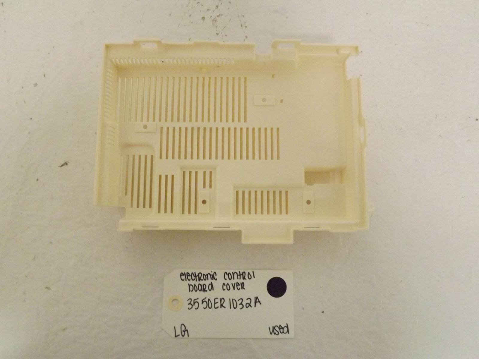 LG Washer 3550ER1032A Electronic Control Board Cover Used LG Washer 3550ER1032A Electronic Control Board Cover Used